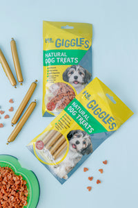 Mr. Giggles GPP0823015 Duck Sausage Dog Treats 60g (3packs)