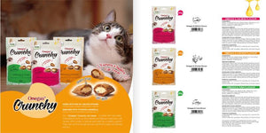 Dentalight Omegas+ Crunchy Cat Treats 60g