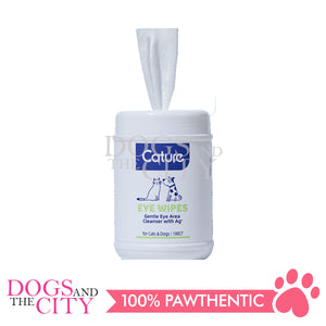 Cature Pet Eye Wipes/Tear Stain Remover Wipes 100 count for Dog and Cat