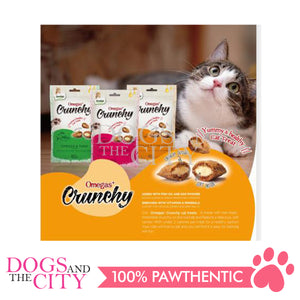 Dentalight Omegas+ Crunchy Cat Treats 60g