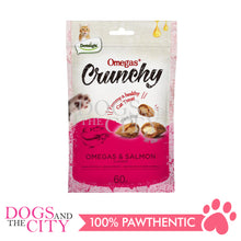 Load image into Gallery viewer, Dentalight Omegas+ Crunchy Cat Treats 60g