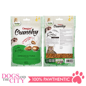 Dentalight Omegas+ Crunchy Cat Treats 60g