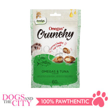 Load image into Gallery viewer, Dentalight Omegas+ Crunchy Cat Treats 60g