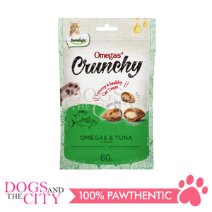 Dentalight Omegas+ Crunchy Cat Treats 60g