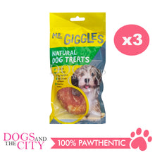 Load image into Gallery viewer, Mr. Giggles GPP0823001 Donut Hide Wrapped with Chicken Jerky Dog Treats 50g (3packs)