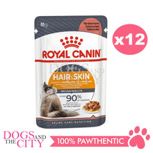 Load image into Gallery viewer, Royal Canin Hair ans Skin in Jelly Cat Food 85g (12 packs) - Dogs And The City Online