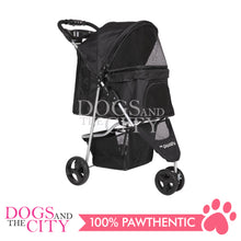 Load image into Gallery viewer, Mr. Giggles SP03 3 Wheels Pet Stroller with One Hand Folding Black for Dog and Cat