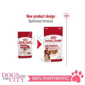 Royal Canin Medium Adult Wet Dog Food 140gx10pcs