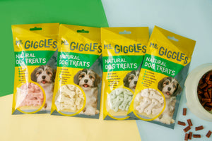 Mr. Giggles GPP092201 Biscuit Mix Color Milk 60G 3(Packs) Dog Treats