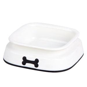 Pawise 11045 Plastic Dog Bowl Medium 550ml 18x18x5.5cm - All Goodies for Your Pet