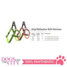 Load image into Gallery viewer, PAWISE  13167 DOG Reflective Soft Harness - Orange 15mm*25-45cm