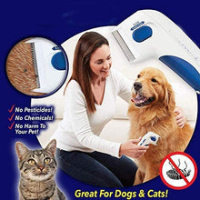 Load image into Gallery viewer, DGZ Pet Flea Doctor Electronic Anti Flea Comb for Dog and Cat Battery Operated