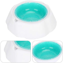 Load image into Gallery viewer, SLP Frosty Water Food Chilling Cooling Pet Bowl for Dog and Cat 16 oz 23x23x6cm