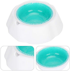 SLP Frosty Water Food Chilling Cooling Pet Bowl for Dog and Cat 16 oz 23x23x6cm