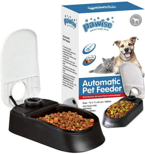 Pawise 11082 Pet Automatic Feeder Double 27x7x24cm