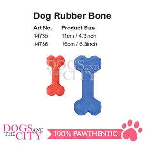 Pawise 14735 Dog Rubber Bone - Small Toys for Dogs