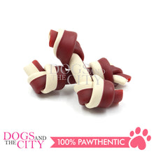 Load image into Gallery viewer, KIND REWARDS 9899-24 No Hide Bones 4" Chicken Flavor 100% Rawhide Free With Real Chicken Treats Inside Medium 66g
