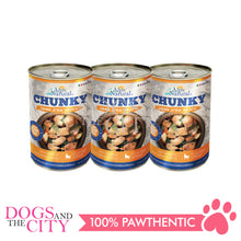 Load image into Gallery viewer, ALPS Natural Pate Loaf Recipe Wet Dog Food in Can 400g (3 cans)