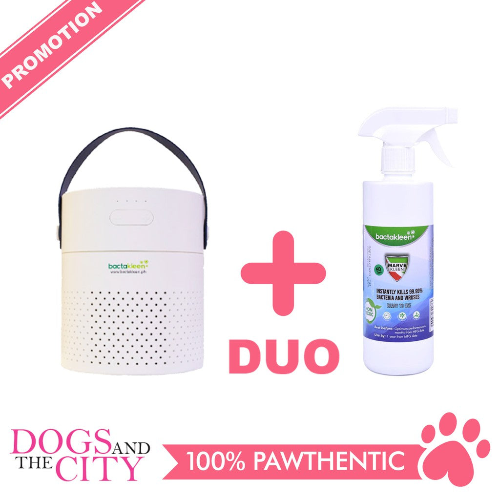 BACTAKLEEN Duo Humidifier with Marvekleen 500ml Bundle