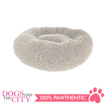 Load image into Gallery viewer, BM Donut Calming Pet Bed, Faux Fur Washable Bed for Pets, Marshmallow Cat or Dog Round Bed 50x50x26cm