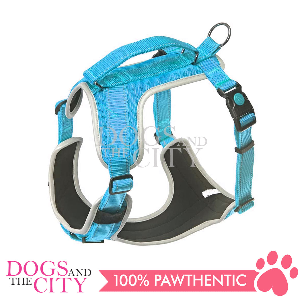 BM GP-184004H No Pull Dog Harness with Leash Clip and Handle Adjustable Reflective Vest Easy On Dog Harness Air Mesh Dog Harness LARGE