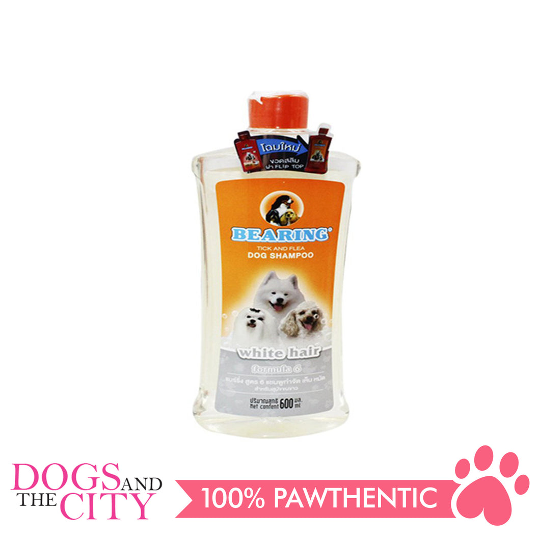 Bearing Tick & Flea Dog Shampoo White Hair 600ml - All Goodies for Your Pet