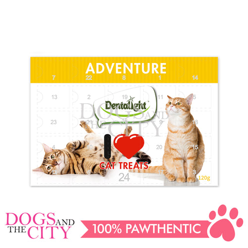 DENTALIGHT 11575 Cat Treats Adventure 24 holes 120g