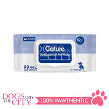 Load image into Gallery viewer, Cature Antibacterial Pet Wipes For Dogs &amp; Cats 80Ct