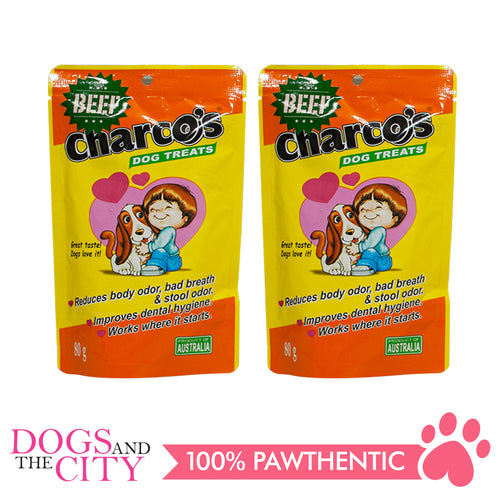 Charcos Treats Beef 80g (2 Packs) - Dogs And The City Online