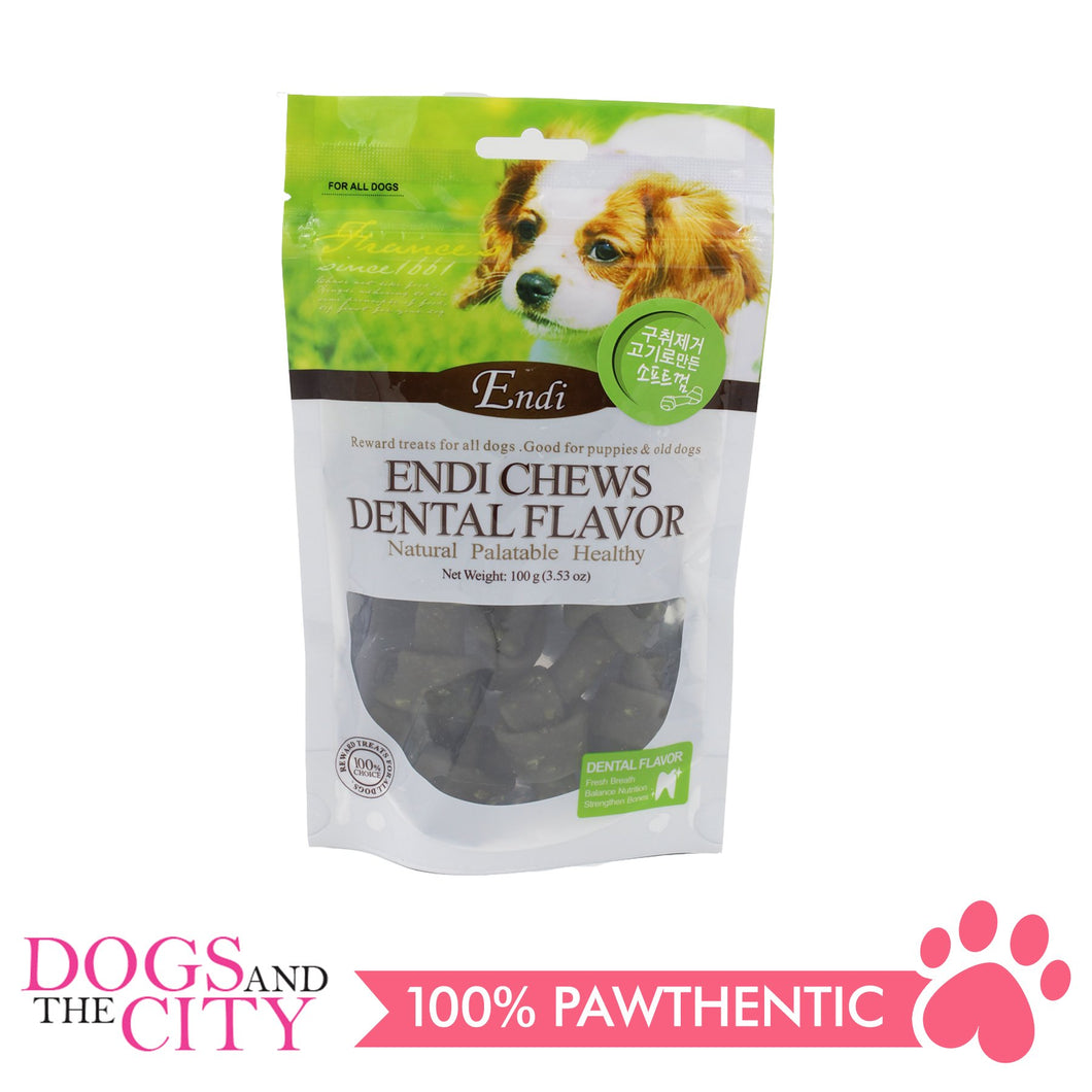 Endi D001 Meaty Knotted Bone Dental Flavor Small 100G - All Goodies for Your Pet