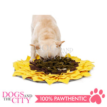 Load image into Gallery viewer, DGZ Pet Sniffing Mat Sunflower Cushion Treasure Hunt Interactive Snuffle Dog Mat 48x48cm