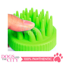 Load image into Gallery viewer, DGZ 2in1 Gentle Dog Washer Shampoo Dispenser with Silicone Brush for Dogs 11x7.5cm