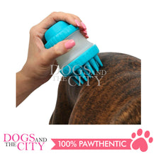 Load image into Gallery viewer, DGZ 2in1 Gentle Dog Washer Shampoo Dispenser with Silicone Brush for Dogs 11x7.5cm