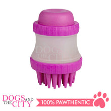 Load image into Gallery viewer, DGZ 2in1 Gentle Dog Washer Shampoo Dispenser with Silicone Brush for Dogs 11x7.5cm