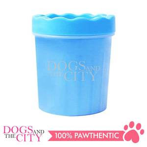 DGZ Pet Petite Cup Muddy Feet Portable Dog Paw Cleaner Washer Brush Cup for Dogs Cat Grooming 11x8cm