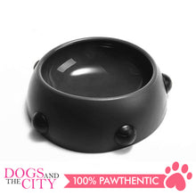 Load image into Gallery viewer, DGZ Beveled Round Bowl With Short Rivet 16x5cm 160ml for Dog and Cat