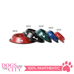 DGZ Painted Stainless Pet Bowl 34CM