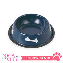 Load image into Gallery viewer, DGZ Painted Stainless Pet Bowl 22CM