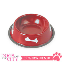 Load image into Gallery viewer, DGZ Painted Stainless Pet Bowl 22CM