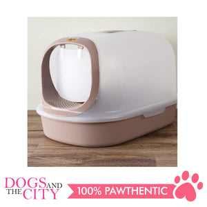 DGZ LD6003 Cat Litter Tray with Dome Cat Toilet 56X40X36cm