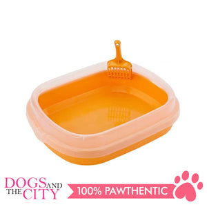 DGZ CFS Cat Litter Pan with Cat Scooper 48.5x40x13cm