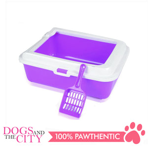 DGZ SO2A Cat Litter Pan with Cat Scooper 43x33x15cm