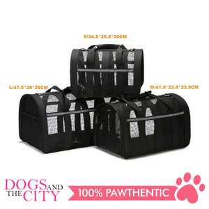 DGZ Pet Folding Net Portable Travel Carrier Small for Dog Cat Small Pets 34x24x20cm