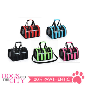 DGZ Pet Folding Net Portable Travel Carrier Large for Dogs and Cat 47x28x26cm