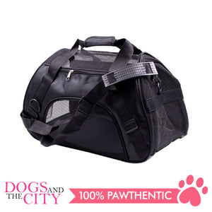 DGZ Pet Foldable Breathable Carrier Bag Small 43x21x30cm for Dog and Cat