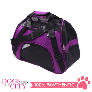 DGZ Pet Foldable Breathable Carrier Bag Small 43x21x30cm for Dog and Cat