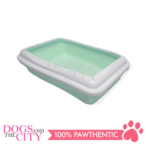 DGZ Cat Square Pastel Colored Litter Box (Without Shovel) 41x30x11.7cm