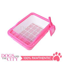 Load image into Gallery viewer, DGZ Double Cat Litter Box with With Sifting Litter Box Net bottom Cover and Shovel 51x40x18cm