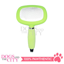 Load image into Gallery viewer, DGZ LG321 Pet Large Slicker and Grooming Brush with Silicone handle 13cm for Dog and Cat