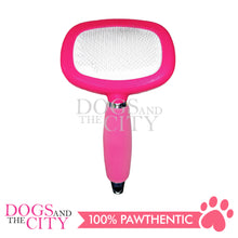 Load image into Gallery viewer, DGZ LG321 Pet Large Slicker and Grooming Brush with Silicone handle 13cm for Dog and Cat